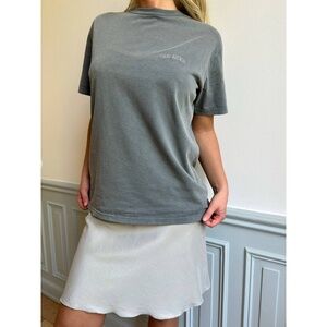 Djerf Avenue Straight Fit T-shirt Washed Grey XL